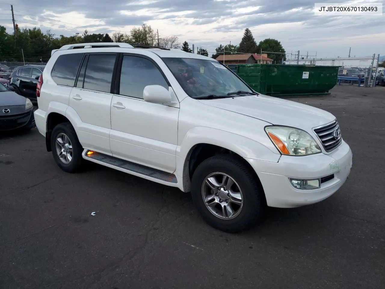 2007 Lexus Gx 470 VIN: JTJBT20X670130493 Lot: 69600014