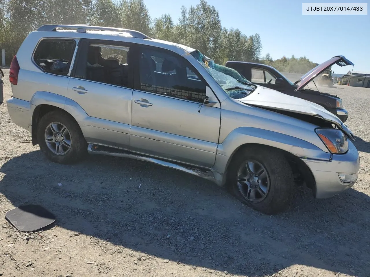 2007 Lexus Gx 470 VIN: JTJBT20X770147433 Lot: 69705104