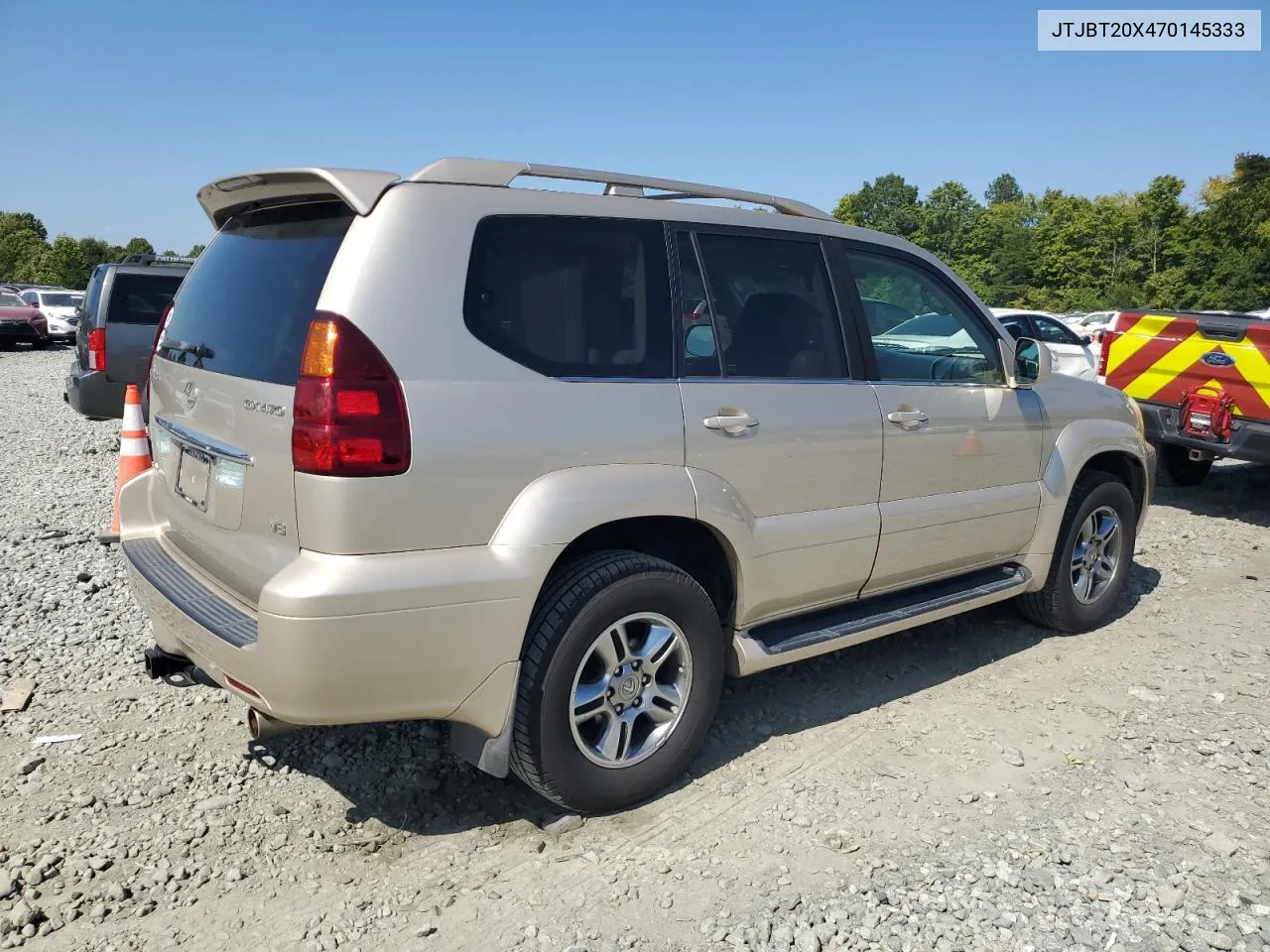 2007 Lexus Gx 470 VIN: JTJBT20X470145333 Lot: 71368774