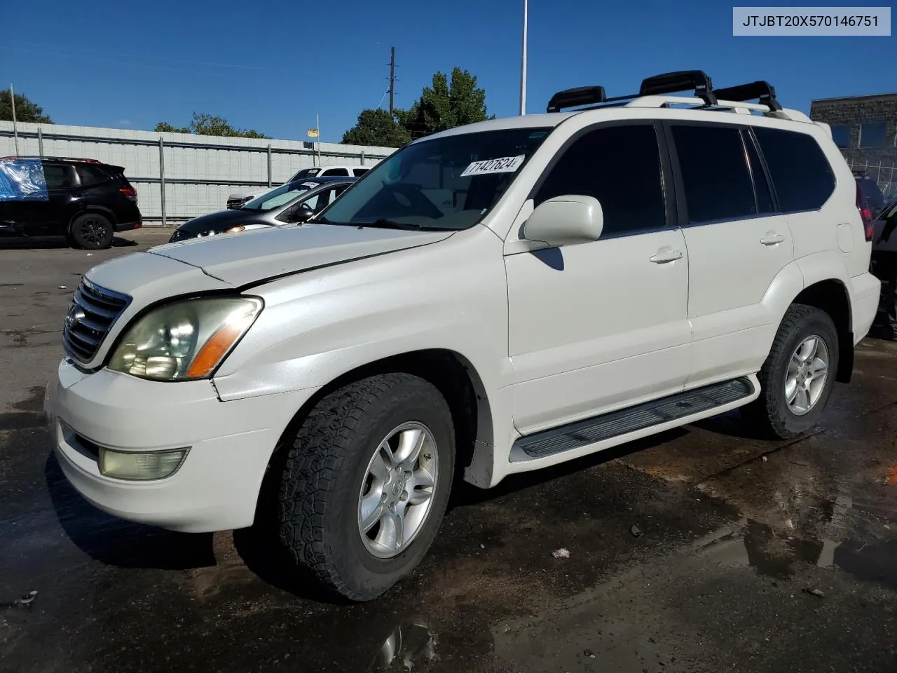 2007 Lexus Gx 470 VIN: JTJBT20X570146751 Lot: 71427624