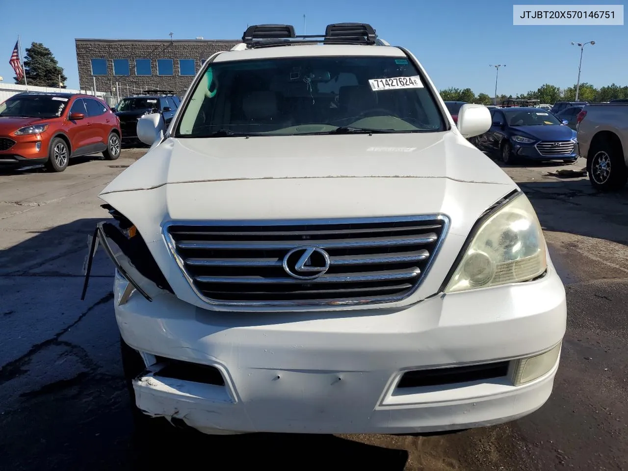 2007 Lexus Gx 470 VIN: JTJBT20X570146751 Lot: 71427624