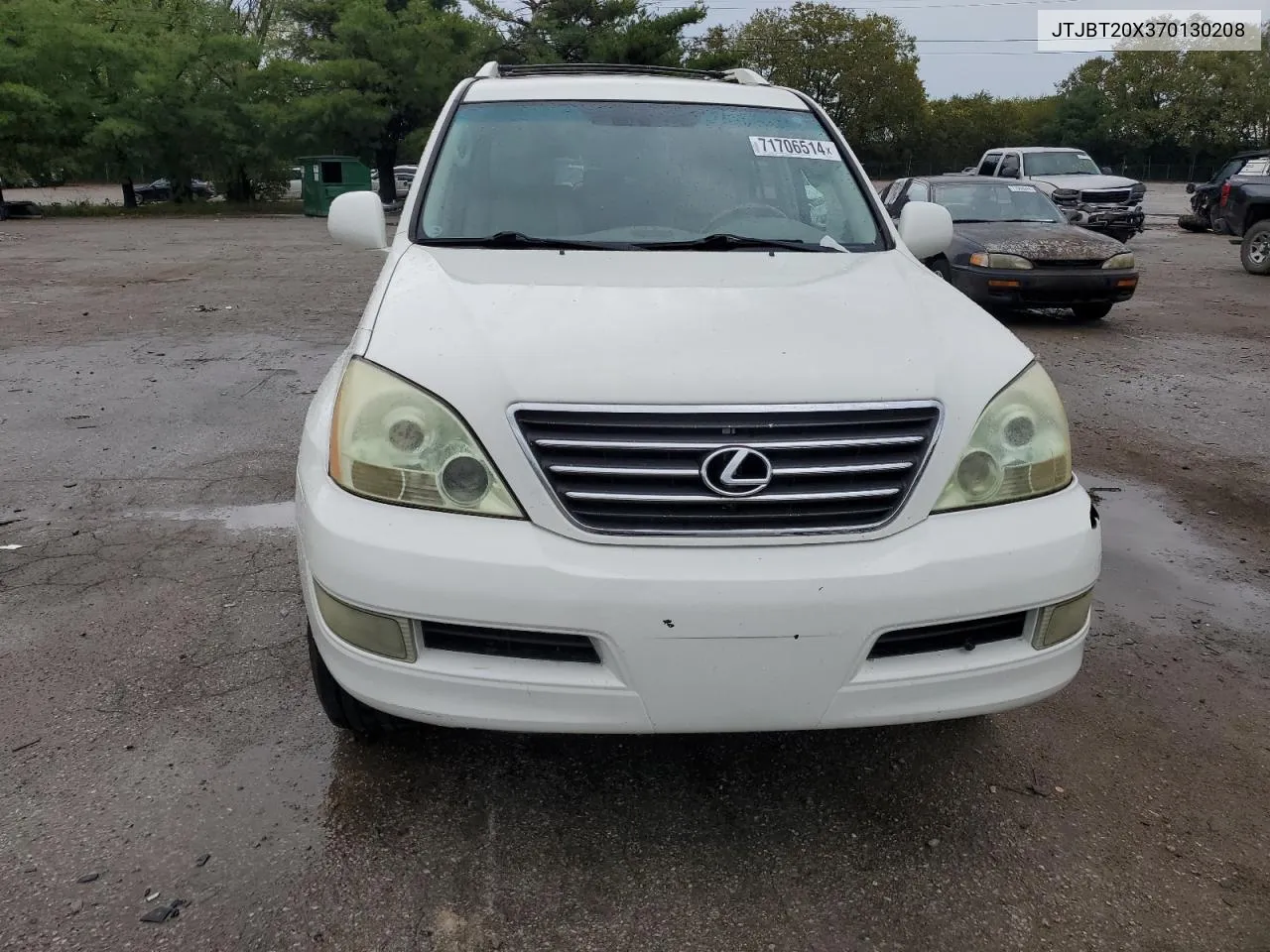 2007 Lexus Gx 470 VIN: JTJBT20X370130208 Lot: 71706514