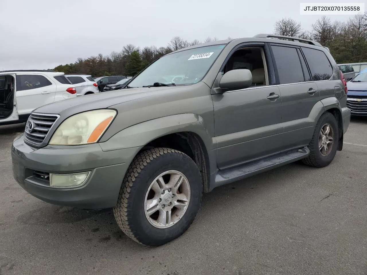 2007 Lexus Gx 470 VIN: JTJBT20X070135558 Lot: 72735514