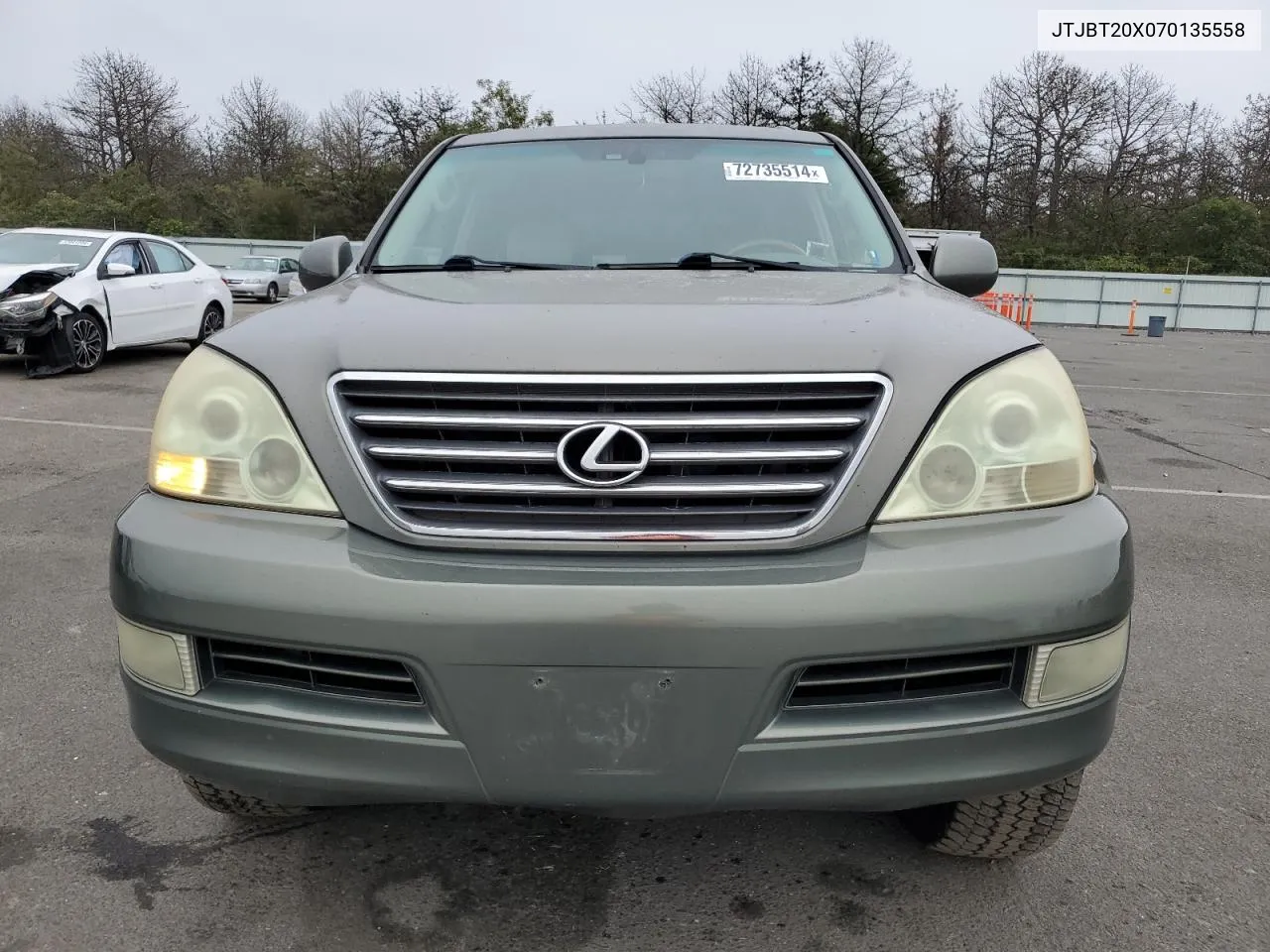 2007 Lexus Gx 470 VIN: JTJBT20X070135558 Lot: 72735514