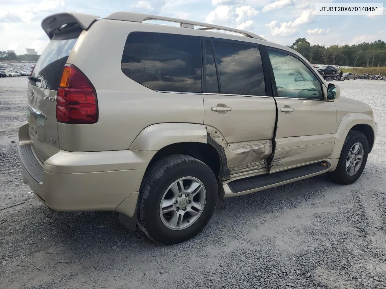 2007 Lexus Gx 470 VIN: JTJBT20X670148461 Lot: 72758874