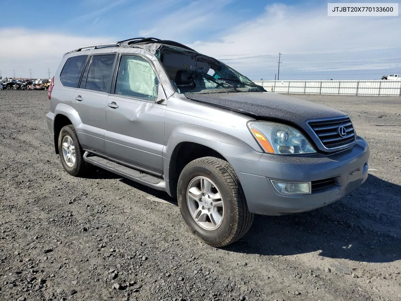 2007 Lexus Gx 470 VIN: JTJBT20X770133600 Lot: 73503354