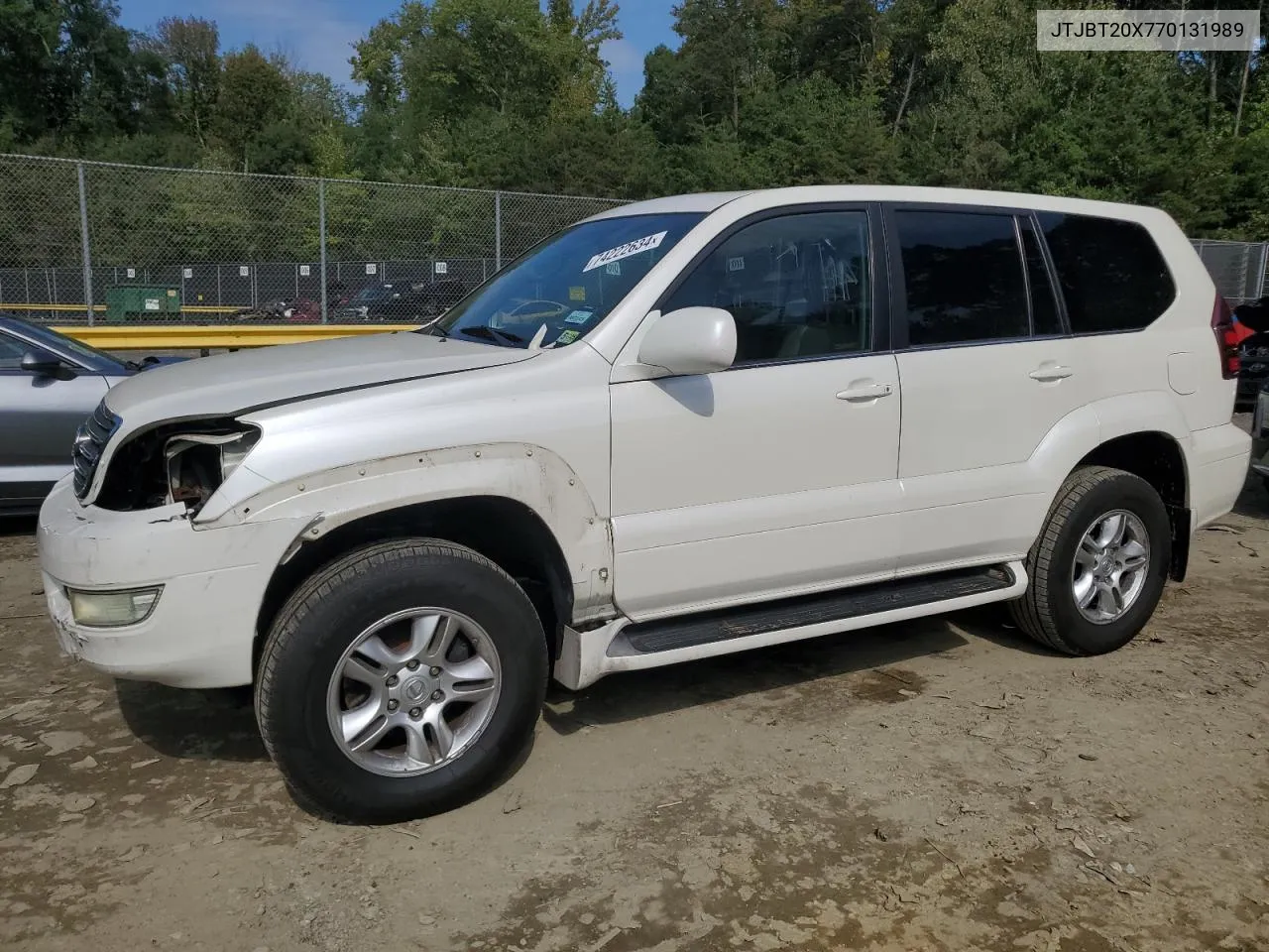 2007 Lexus Gx 470 VIN: JTJBT20X770131989 Lot: 74222634