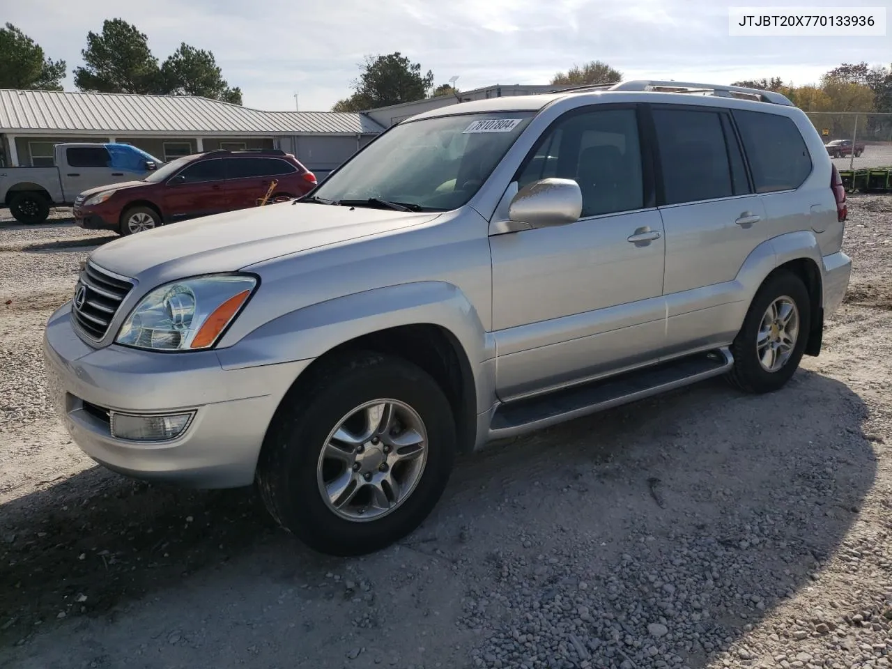 2007 Lexus Gx 470 VIN: JTJBT20X770133936 Lot: 78107804