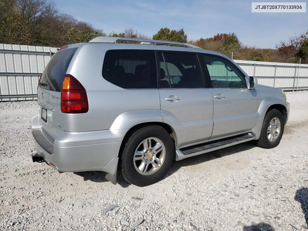 2007 Lexus Gx 470 VIN: JTJBT20X770133936 Lot: 78107804