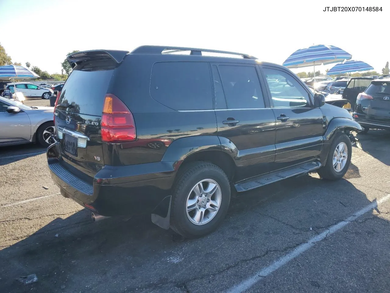 2007 Lexus Gx 470 VIN: JTJBT20X070148584 Lot: 79048154