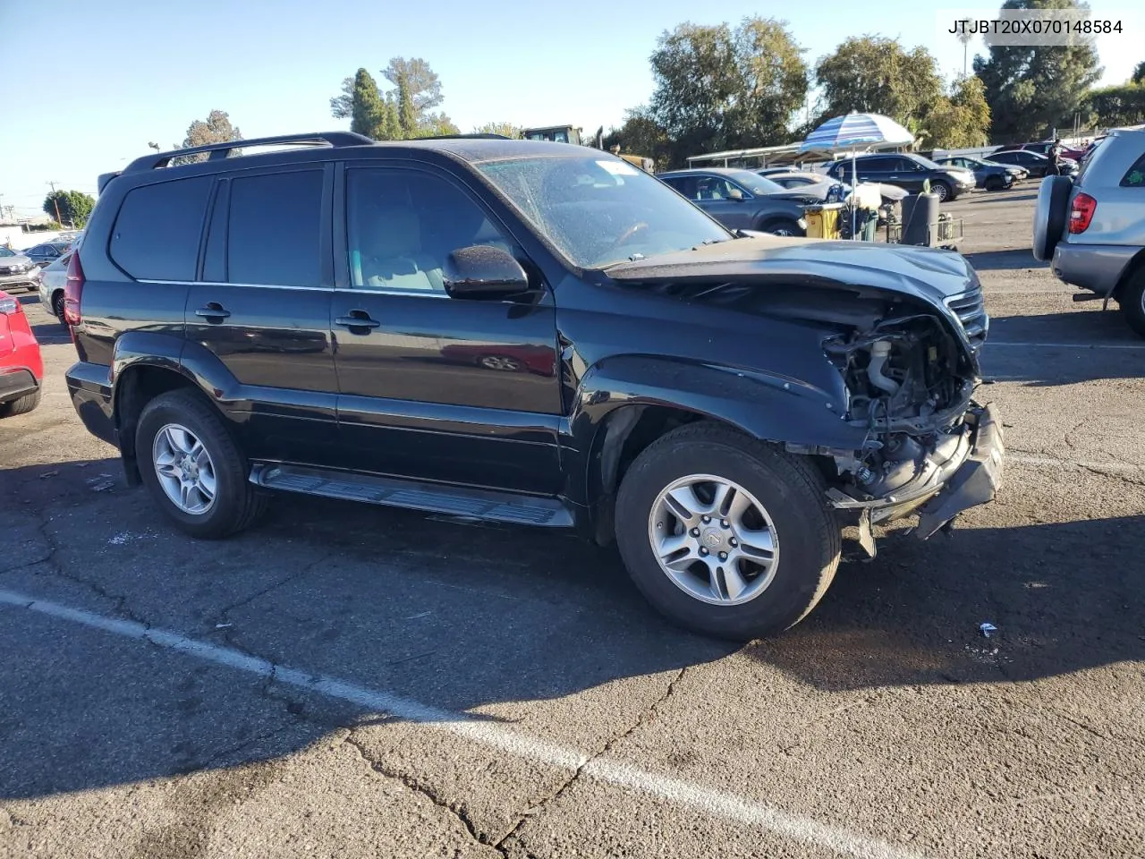 2007 Lexus Gx 470 VIN: JTJBT20X070148584 Lot: 79048154