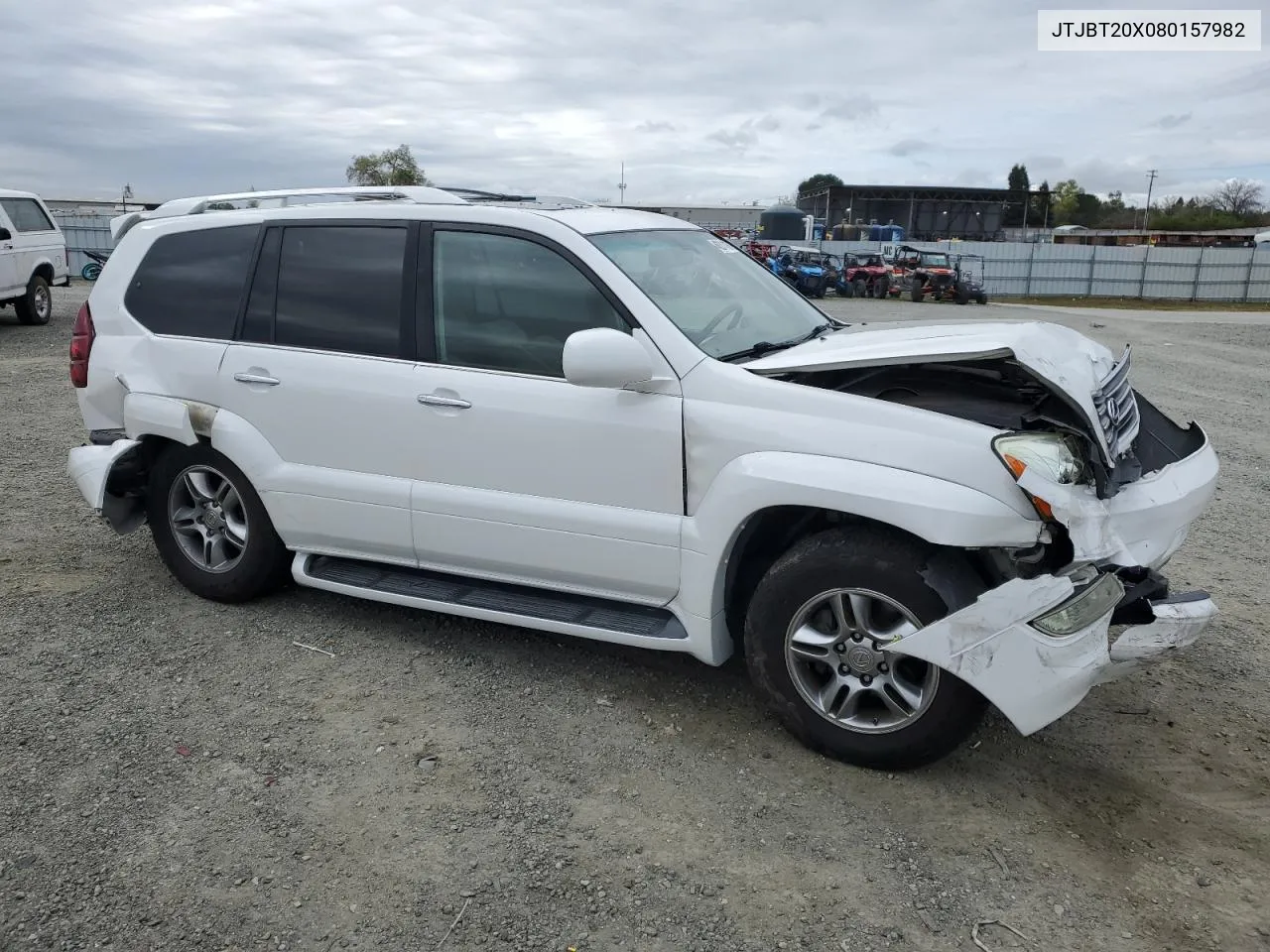 2008 Lexus Gx 470 VIN: JTJBT20X080157982 Lot: 46241424