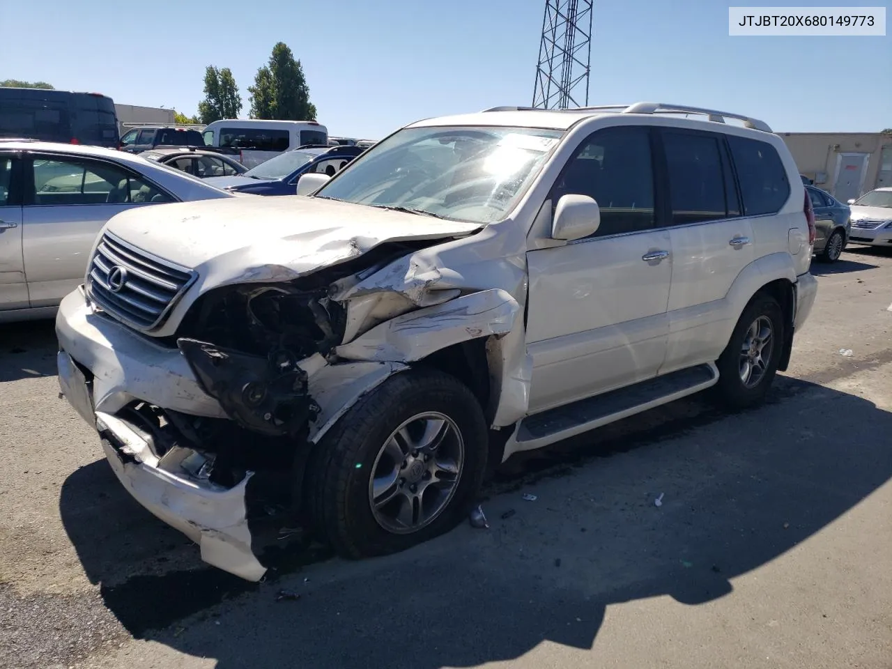 2008 Lexus Gx 470 VIN: JTJBT20X680149773 Lot: 64316564