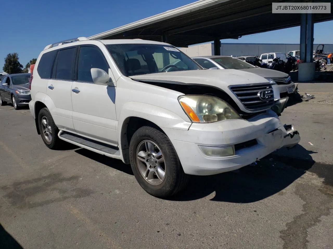 2008 Lexus Gx 470 VIN: JTJBT20X680149773 Lot: 64316564