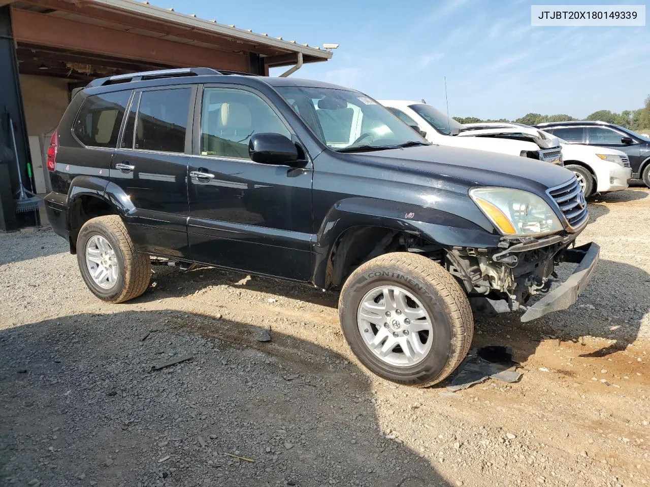 2008 Lexus Gx 470 VIN: JTJBT20X180149339 Lot: 71044674