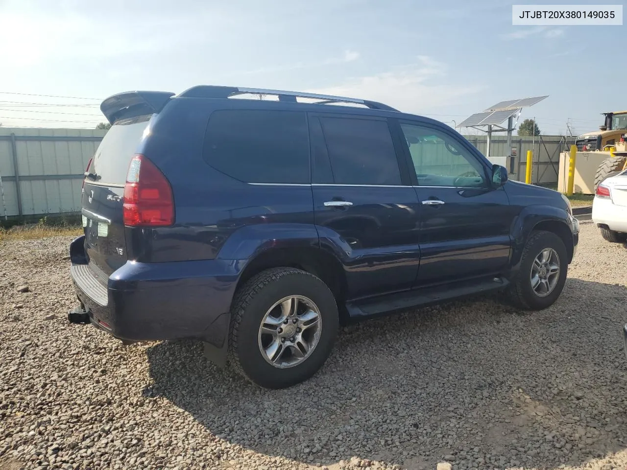 2008 Lexus Gx 470 VIN: JTJBT20X380149035 Lot: 71988794