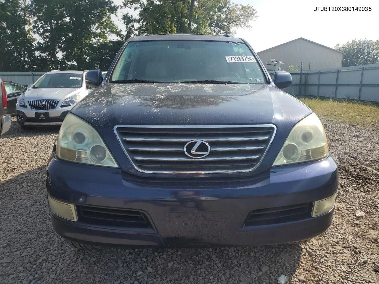 JTJBT20X380149035 2008 Lexus Gx 470