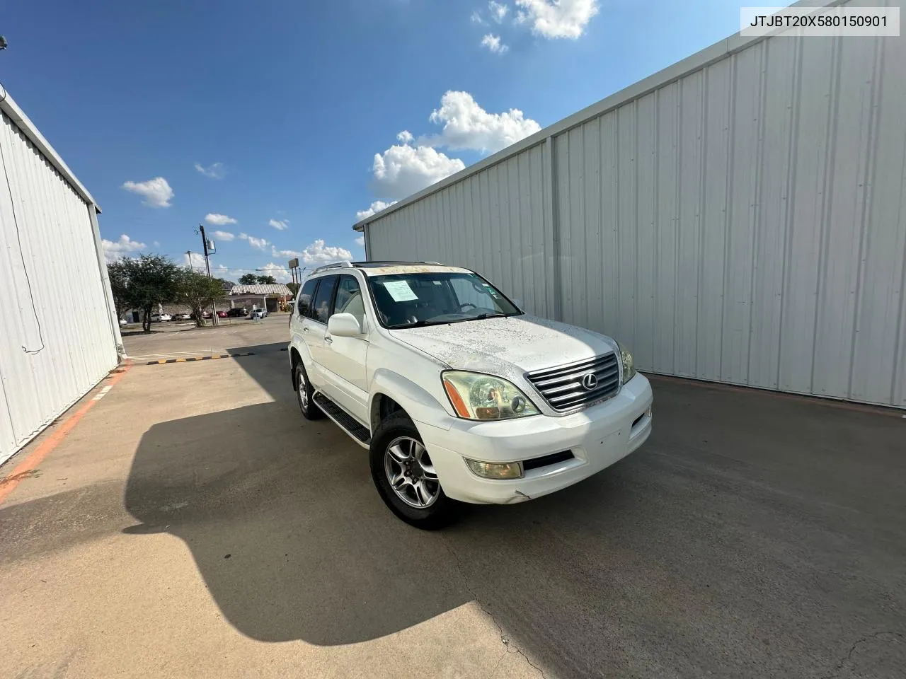 2008 Lexus Gx 470 VIN: JTJBT20X580150901 Lot: 72478704