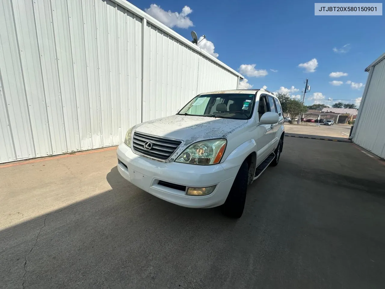 2008 Lexus Gx 470 VIN: JTJBT20X580150901 Lot: 72478704