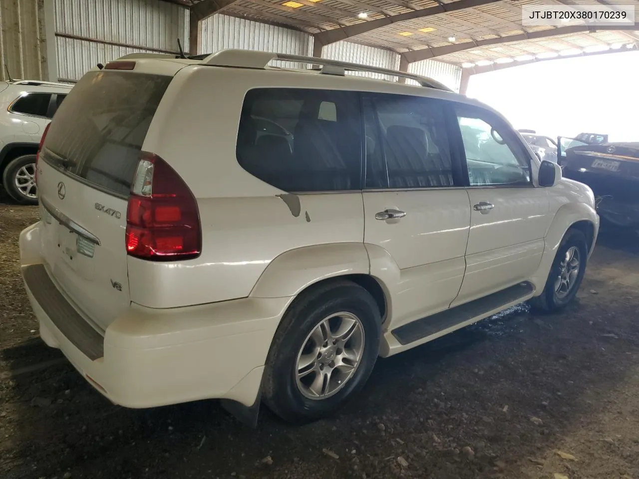 2008 Lexus Gx 470 VIN: JTJBT20X380170239 Lot: 72704974