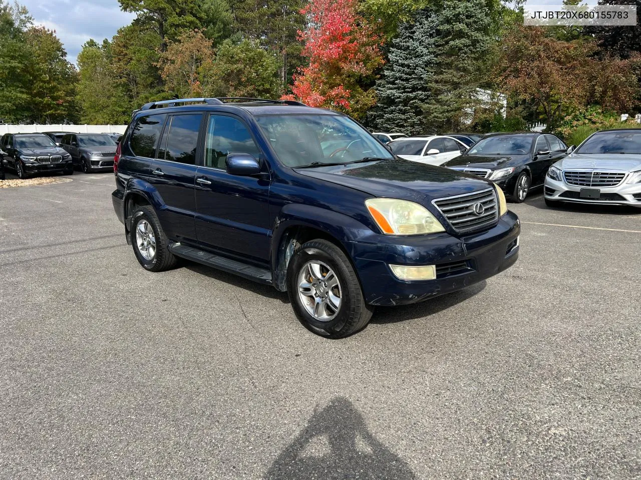 2008 Lexus Gx 470 VIN: JTJBT20X680155783 Lot: 74592384