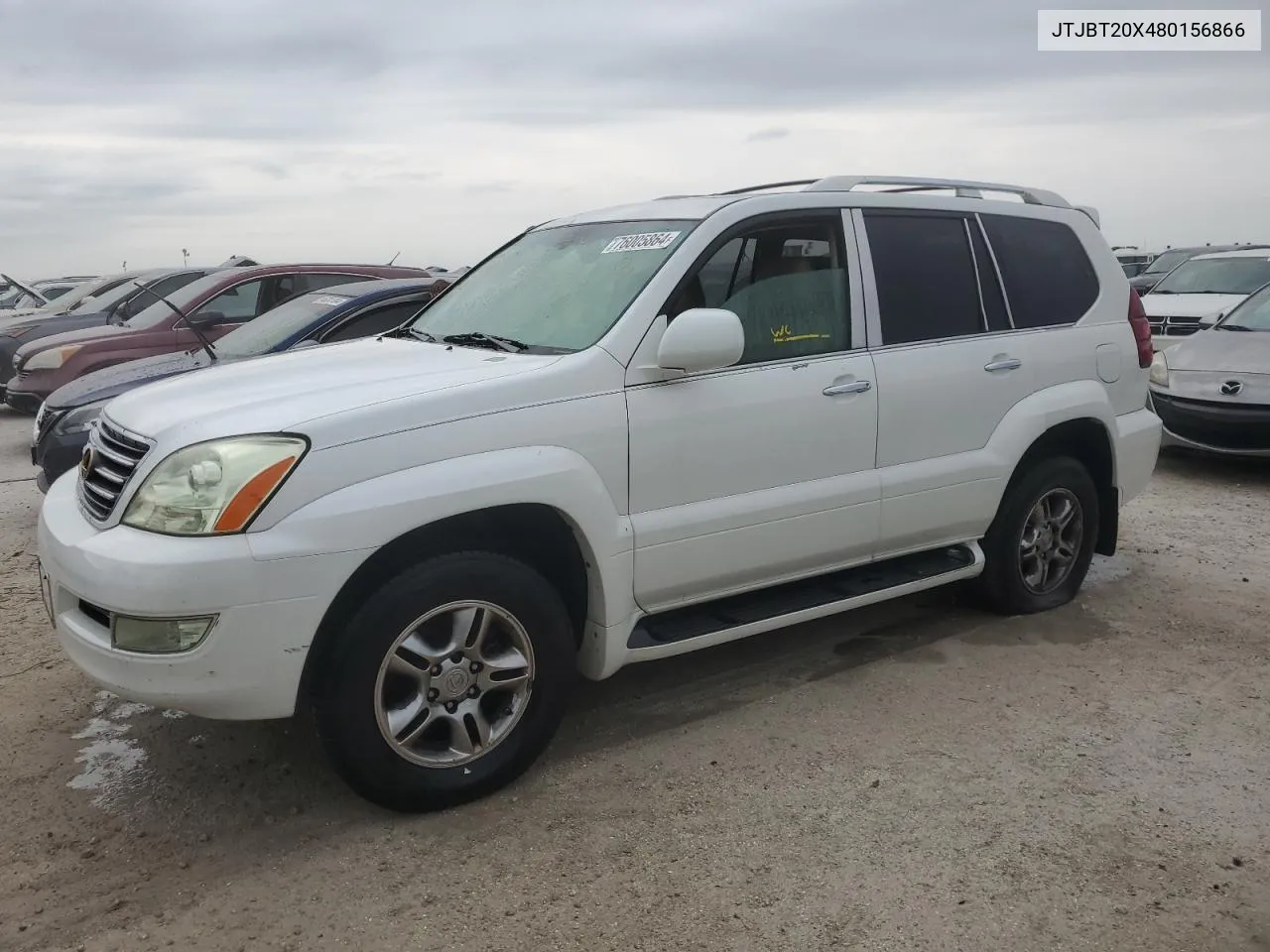 2008 Lexus Gx 470 VIN: JTJBT20X480156866 Lot: 76005864