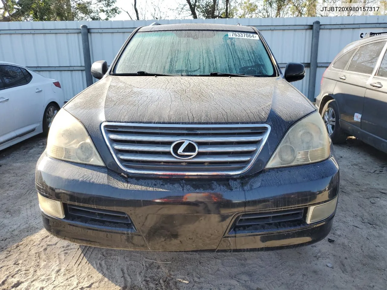 2008 Lexus Gx 470 VIN: JTJBT20X980157317 Lot: 76337064