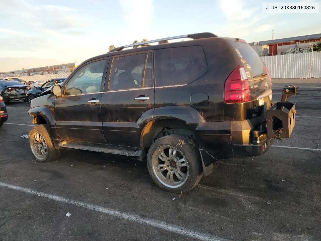 2008 Lexus Gx 470 VIN: JTJBT20X380160326 Lot: 76963724