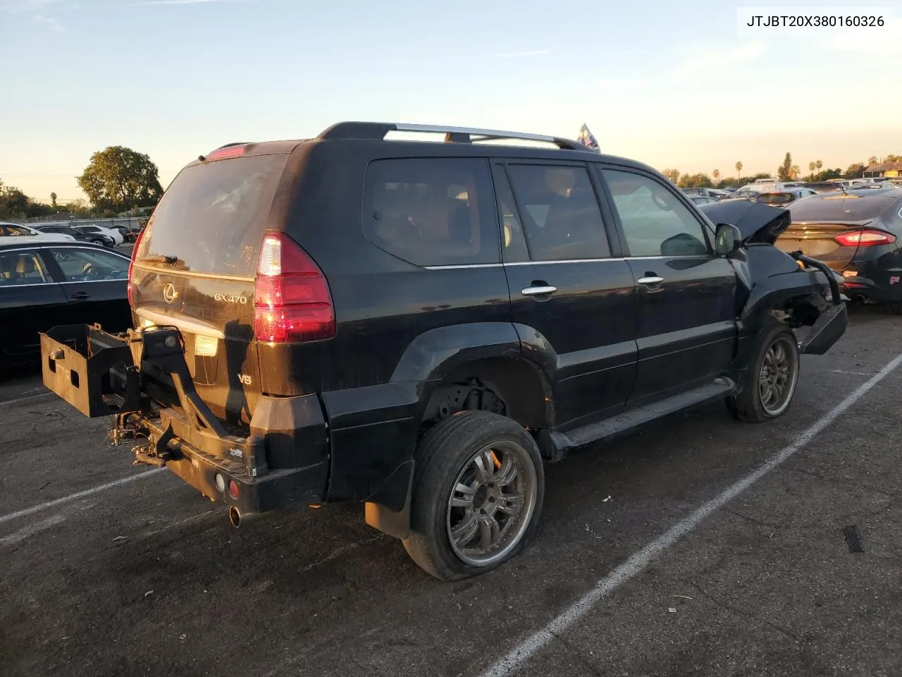 2008 Lexus Gx 470 VIN: JTJBT20X380160326 Lot: 76963724