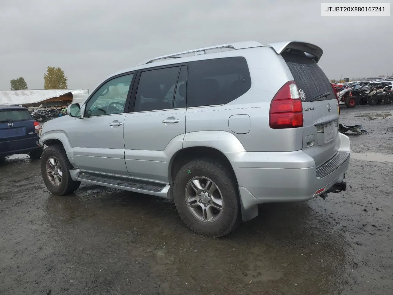 2008 Lexus Gx 470 VIN: JTJBT20X880167241 Lot: 78017124