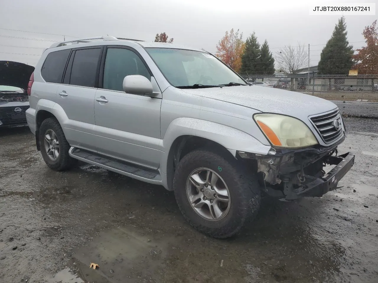 2008 Lexus Gx 470 VIN: JTJBT20X880167241 Lot: 78017124