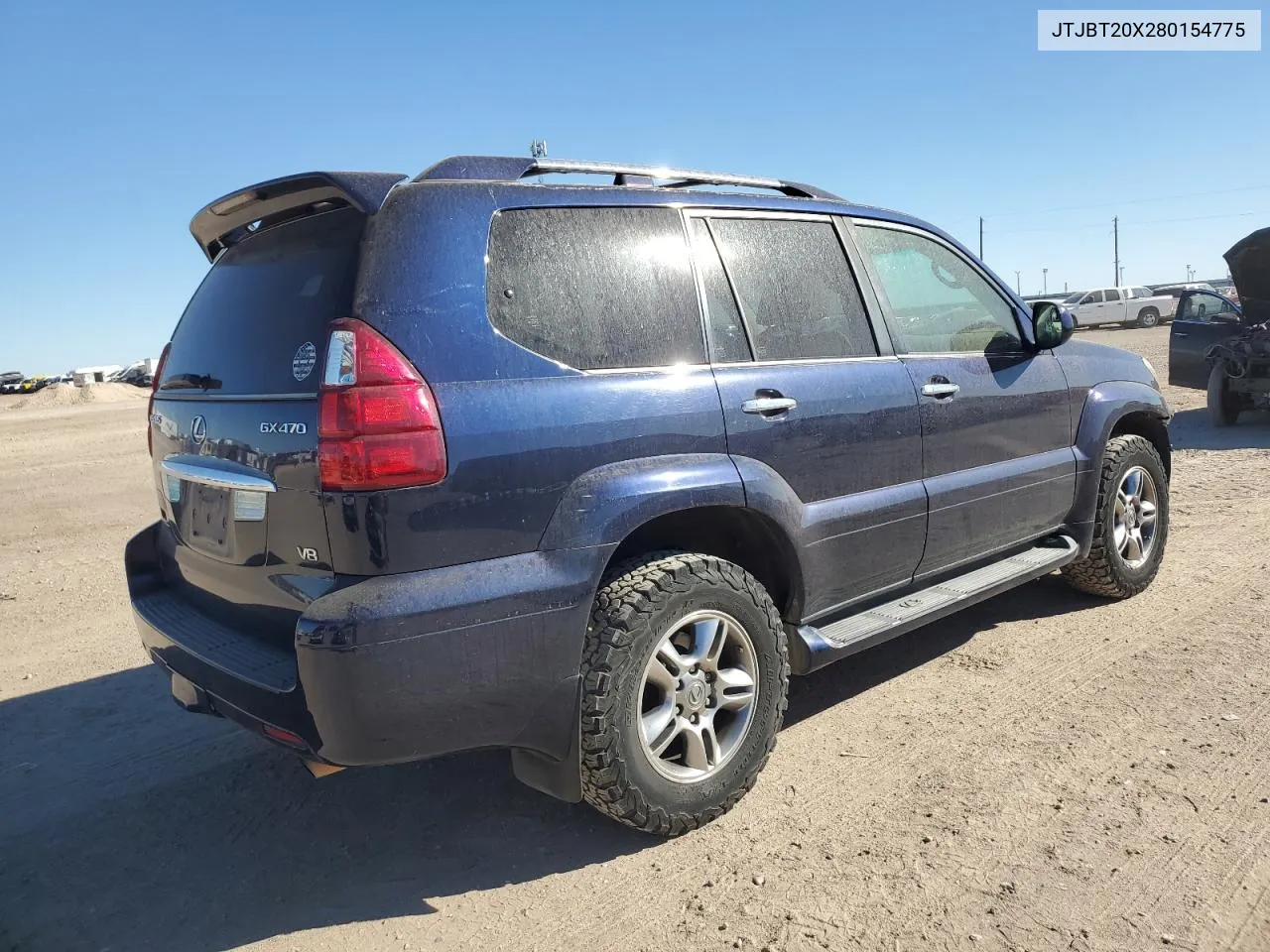 2008 Lexus Gx 470 VIN: JTJBT20X280154775 Lot: 78126454