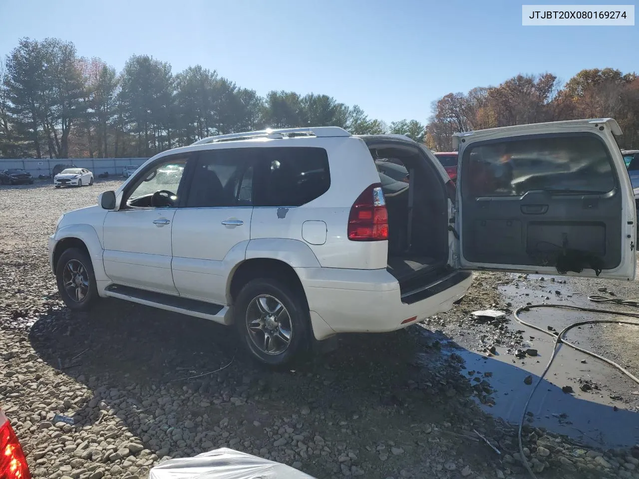 2008 Lexus Gx 470 VIN: JTJBT20X080169274 Lot: 79396464