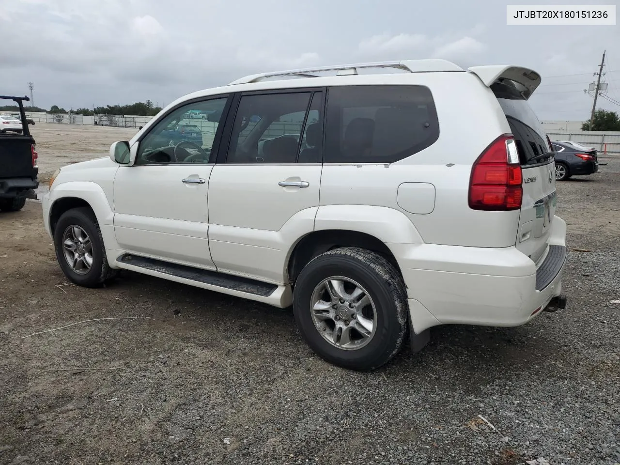 2008 Lexus Gx 470 VIN: JTJBT20X180151236 Lot: 80459724