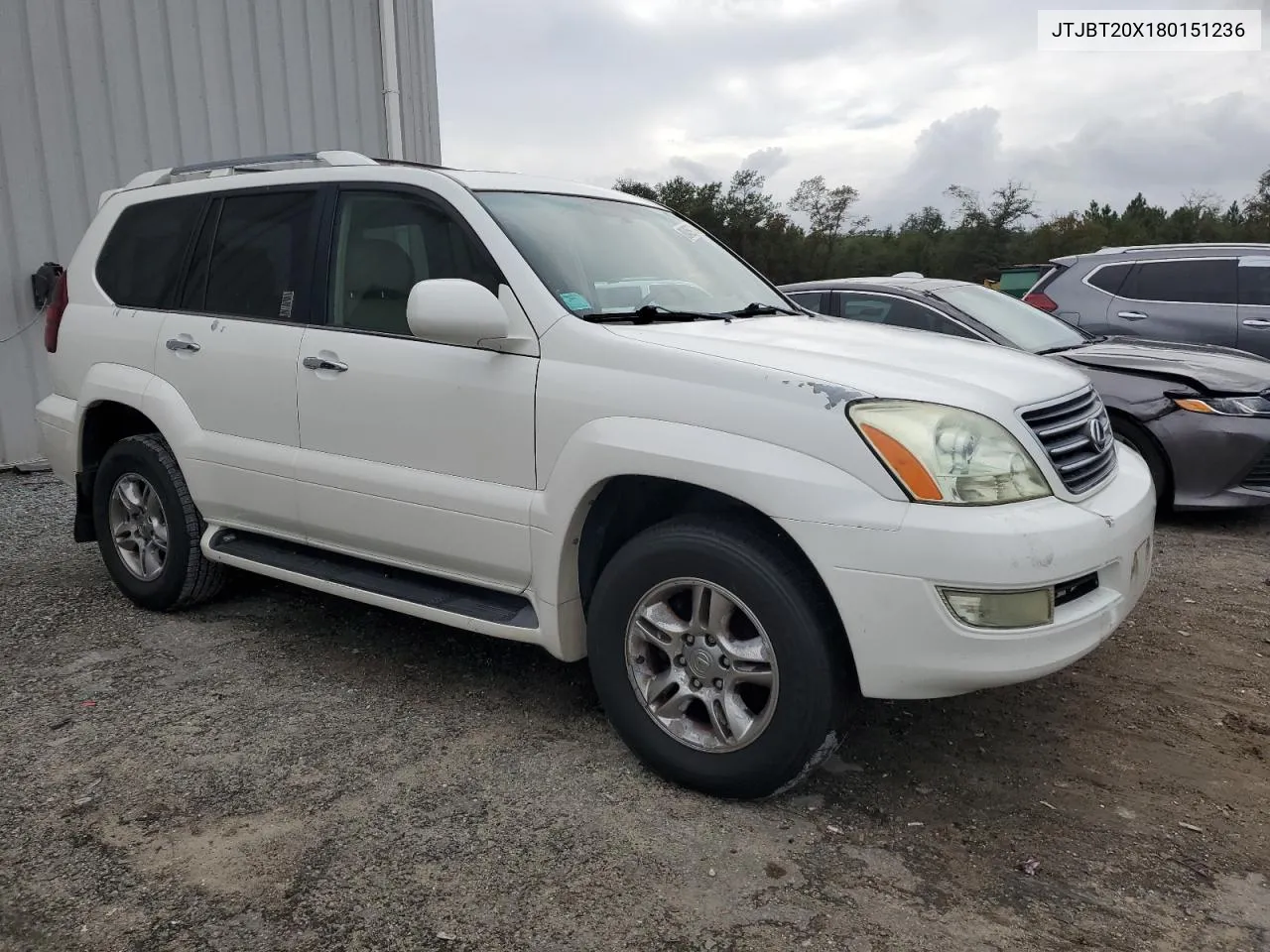 2008 Lexus Gx 470 VIN: JTJBT20X180151236 Lot: 80459724