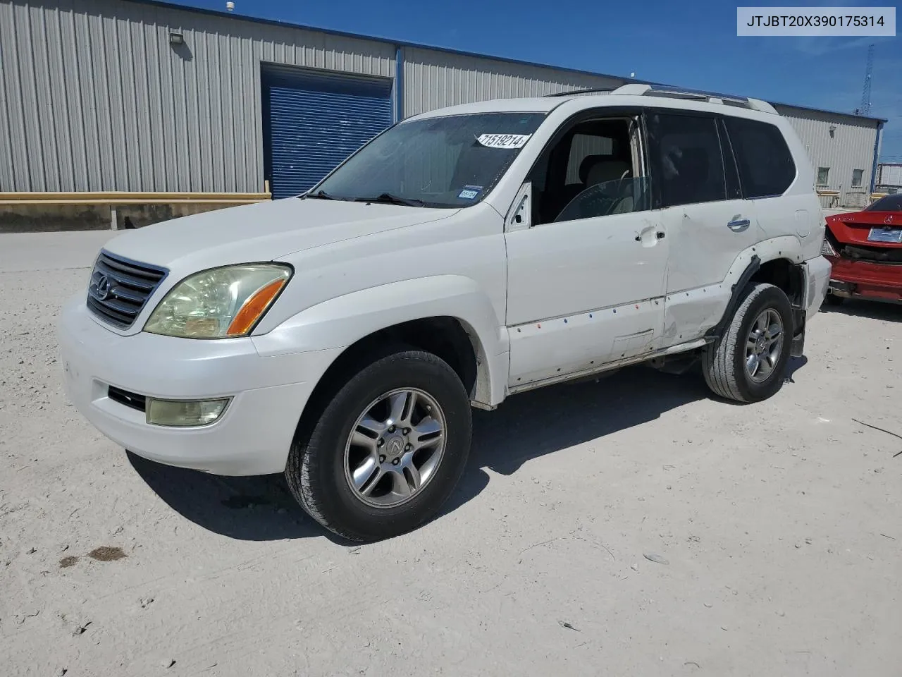 2009 Lexus Gx 470 VIN: JTJBT20X390175314 Lot: 71519214