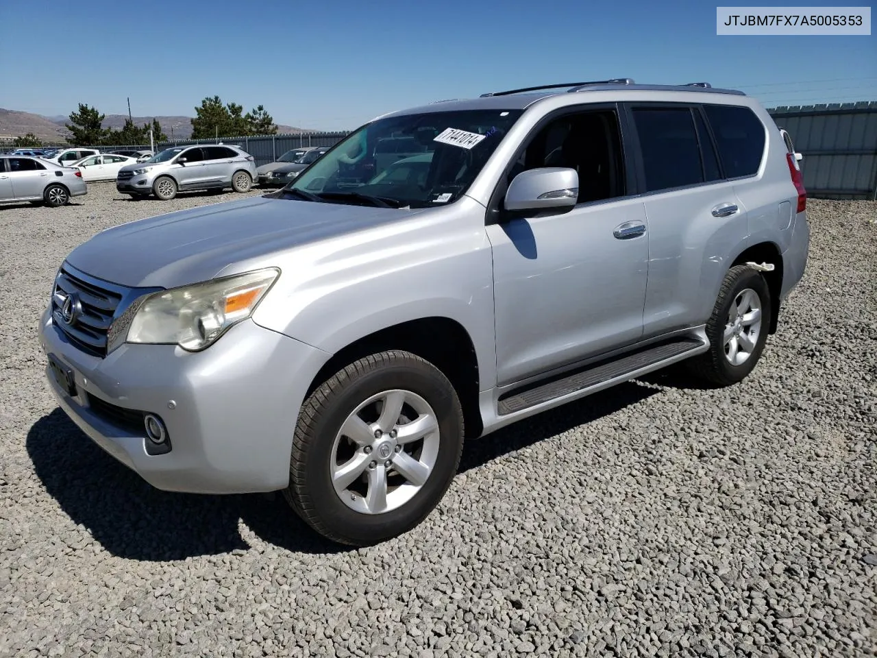 2010 Lexus Gx 460 VIN: JTJBM7FX7A5005353 Lot: 71441014