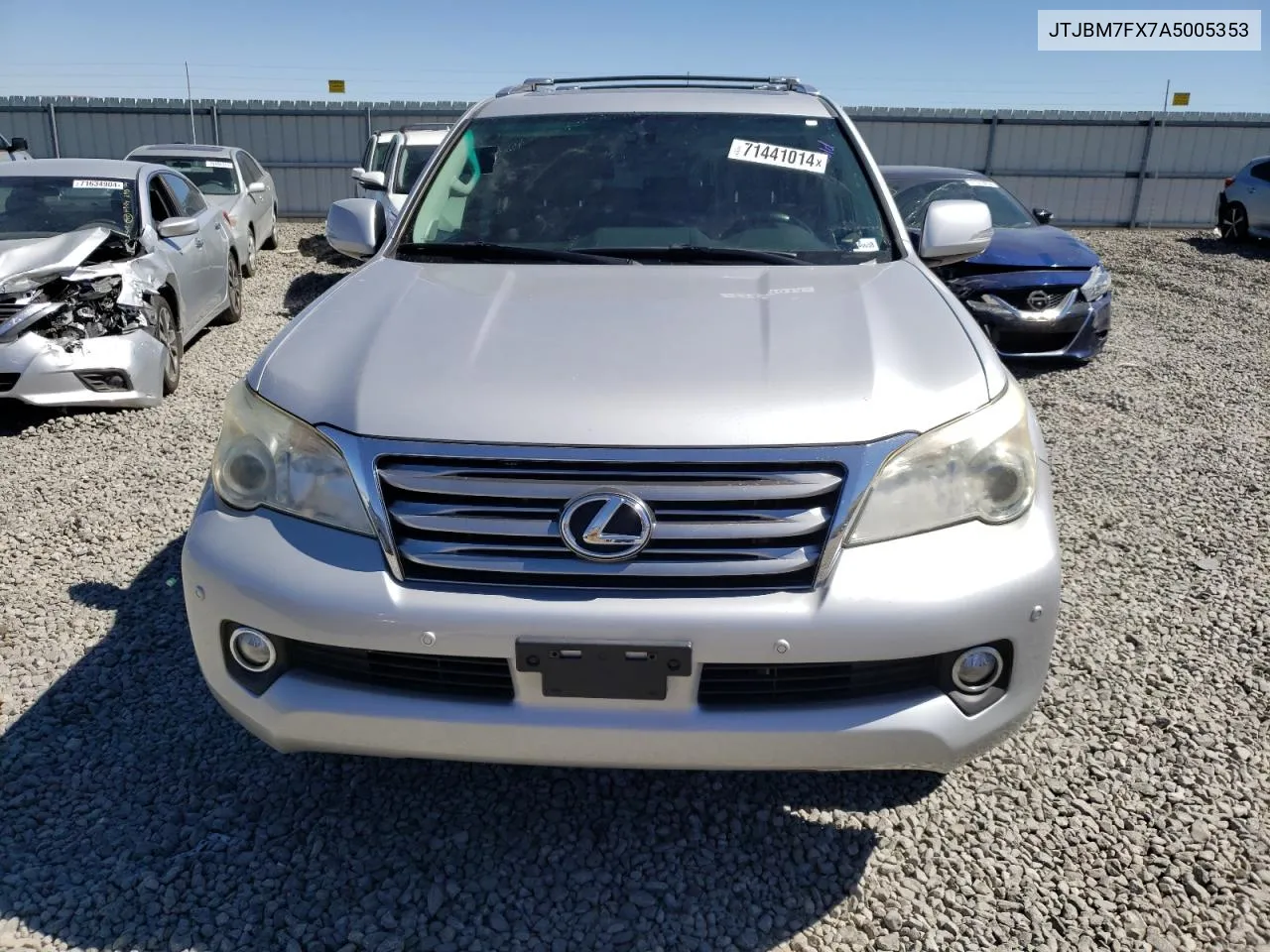 2010 Lexus Gx 460 VIN: JTJBM7FX7A5005353 Lot: 71441014