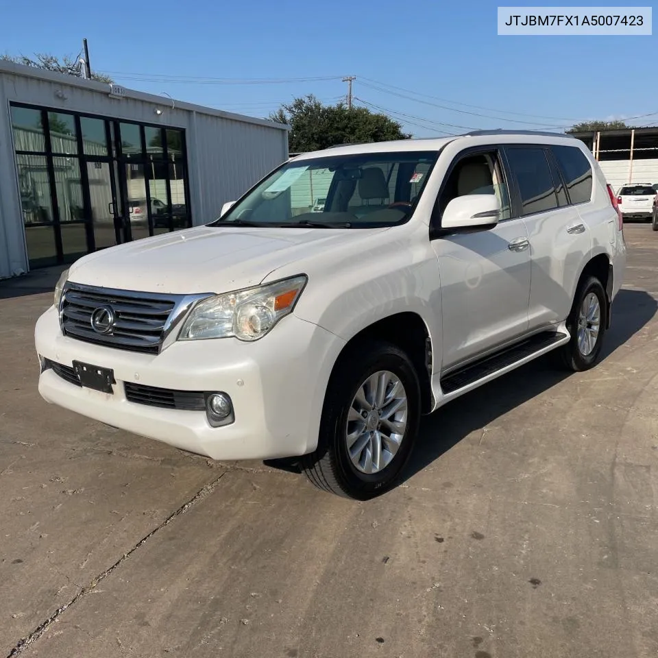 2010 Lexus Gx 460 VIN: JTJBM7FX1A5007423 Lot: 76964454