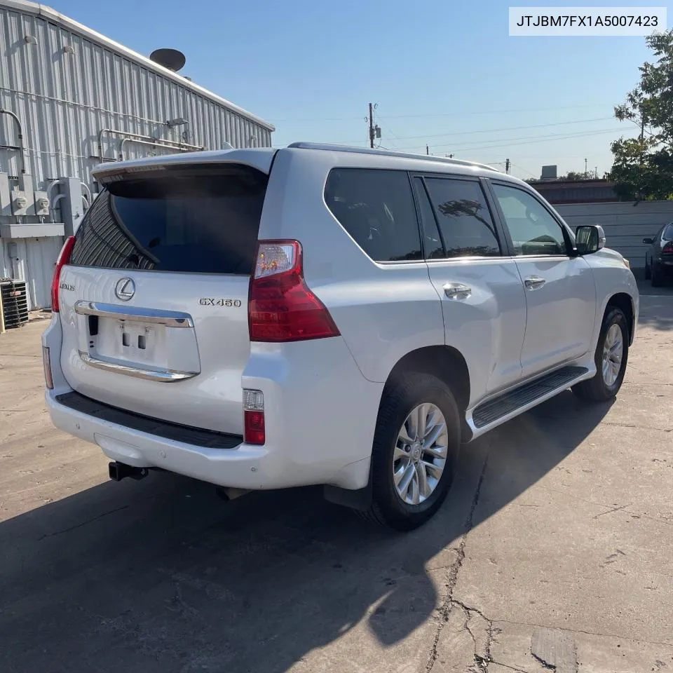 2010 Lexus Gx 460 VIN: JTJBM7FX1A5007423 Lot: 76964454