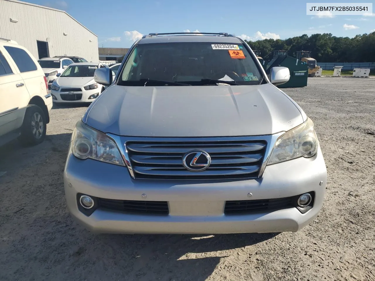 JTJBM7FX2B5035541 2011 Lexus Gx 460