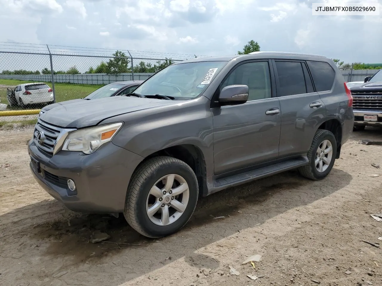 2011 Lexus Gx 460 VIN: JTJBM7FX0B5029690 Lot: 72575124