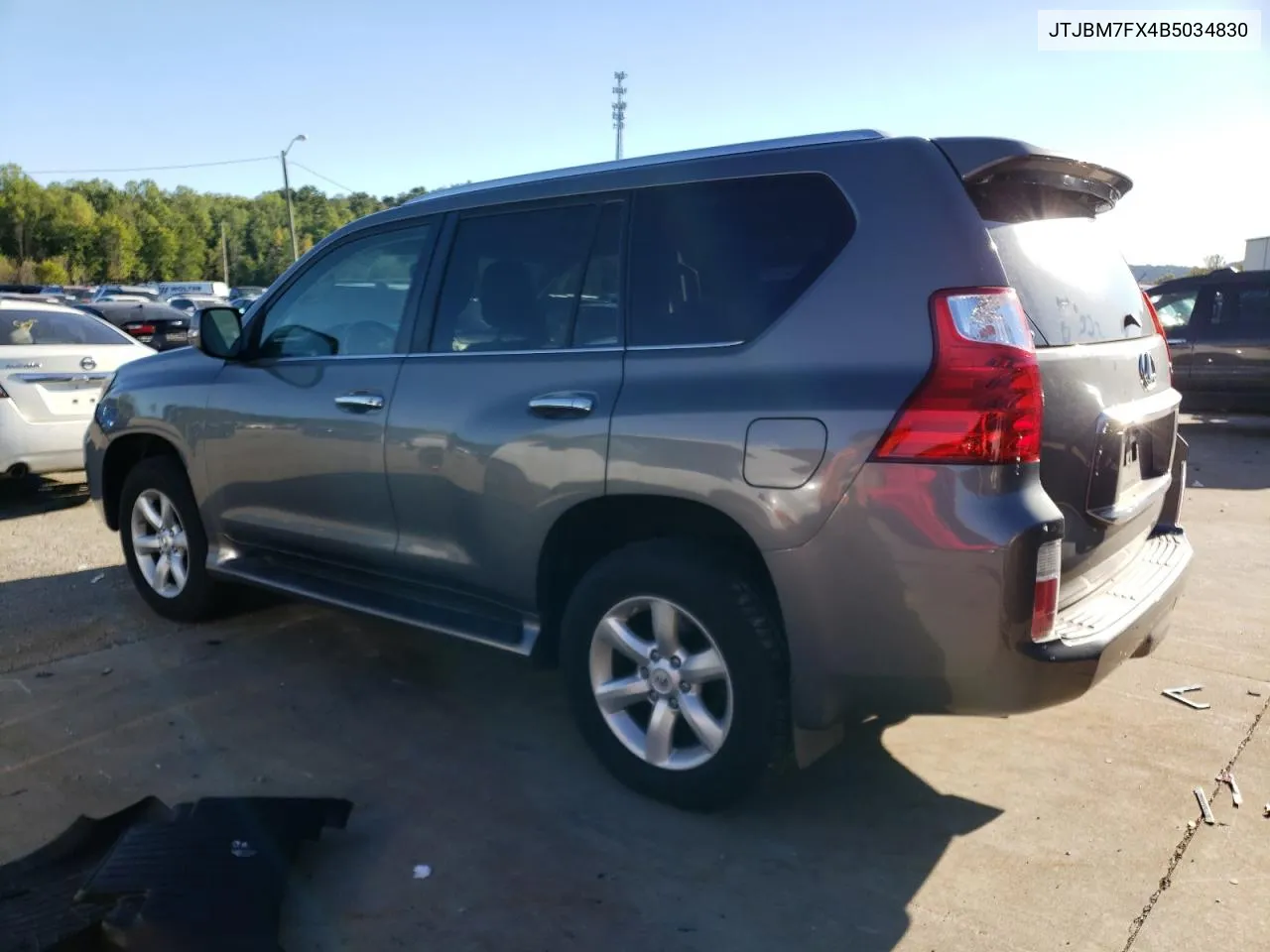 2011 Lexus Gx 460 VIN: JTJBM7FX4B5034830 Lot: 73110344