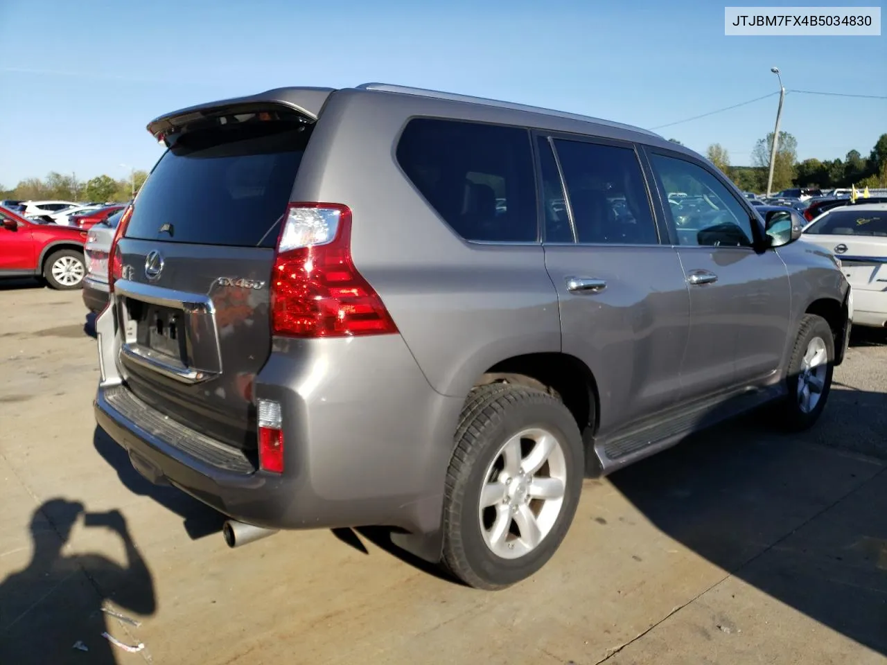 2011 Lexus Gx 460 VIN: JTJBM7FX4B5034830 Lot: 73110344