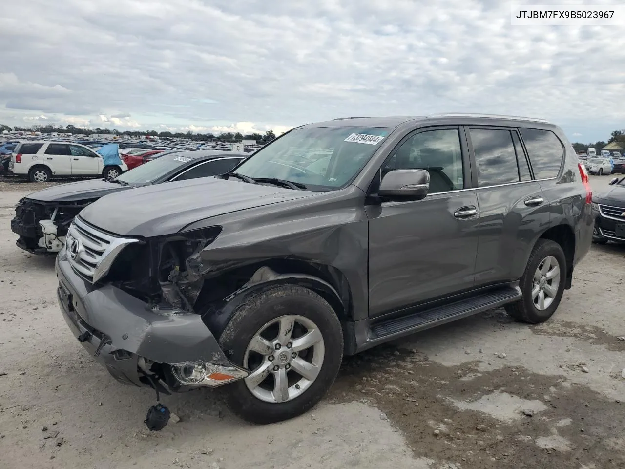 2011 Lexus Gx 460 VIN: JTJBM7FX9B5023967 Lot: 73294944