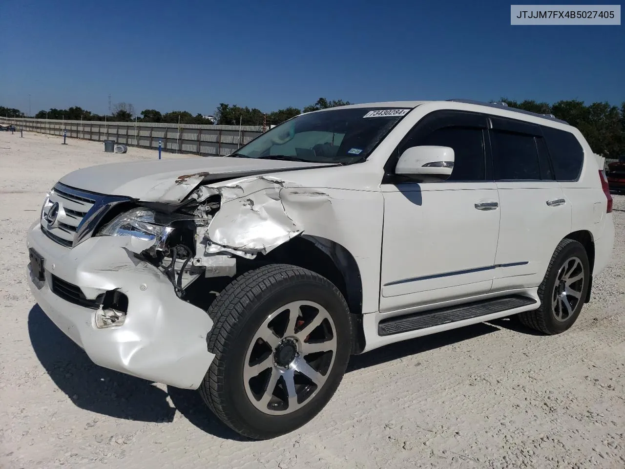 2011 Lexus Gx 460 Premium VIN: JTJJM7FX4B5027405 Lot: 73430284