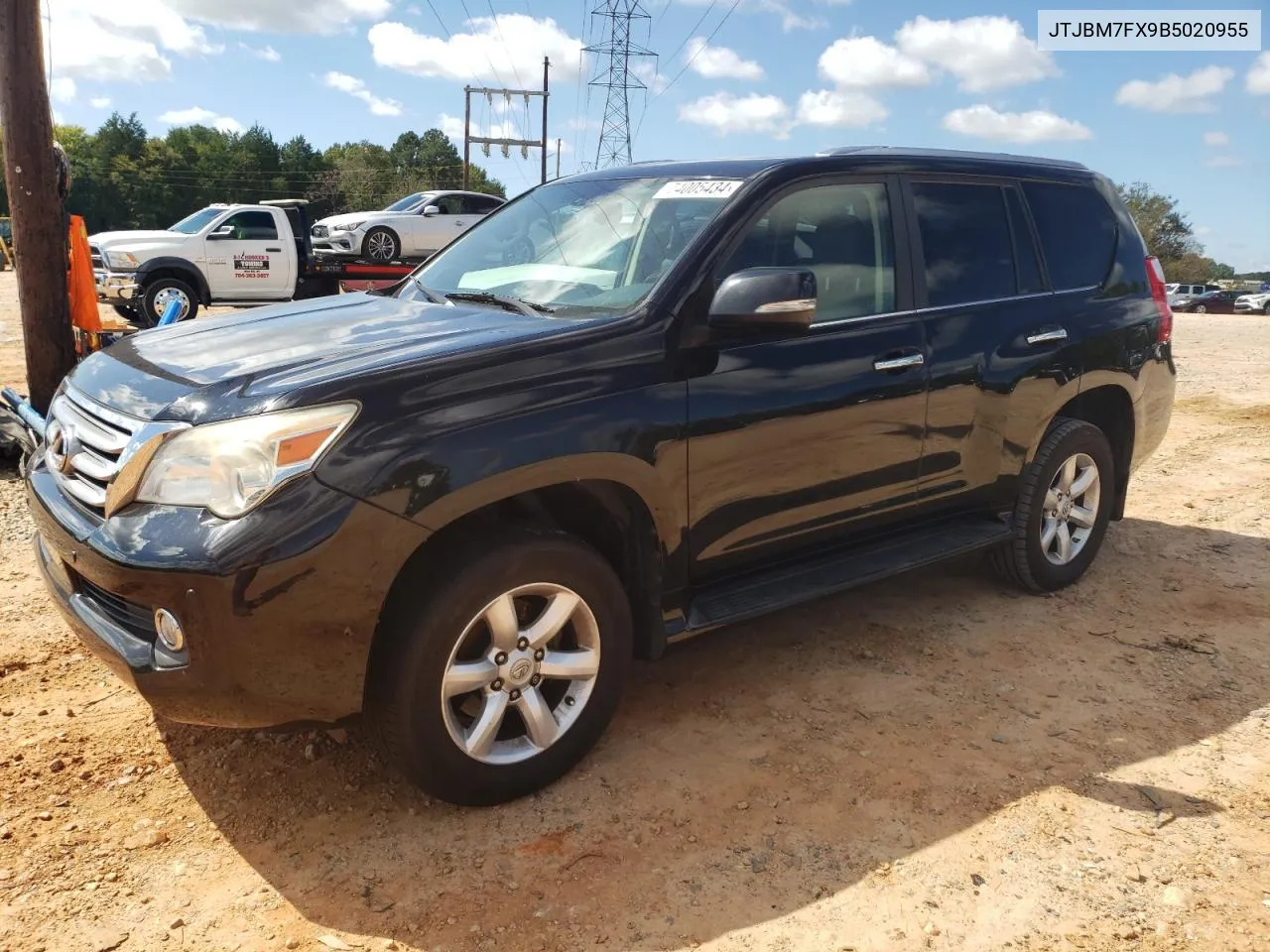 2011 Lexus Gx 460 VIN: JTJBM7FX9B5020955 Lot: 74005434