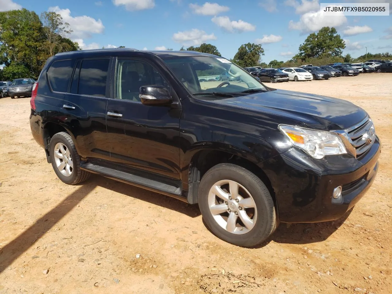 2011 Lexus Gx 460 VIN: JTJBM7FX9B5020955 Lot: 74005434