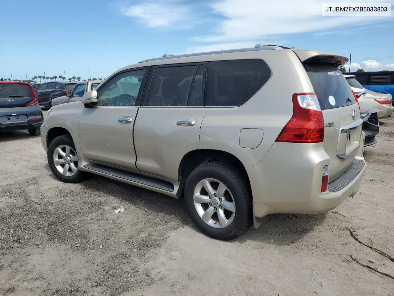 2011 Lexus Gx 460 VIN: JTJBM7FX7B5033803 Lot: 75264714