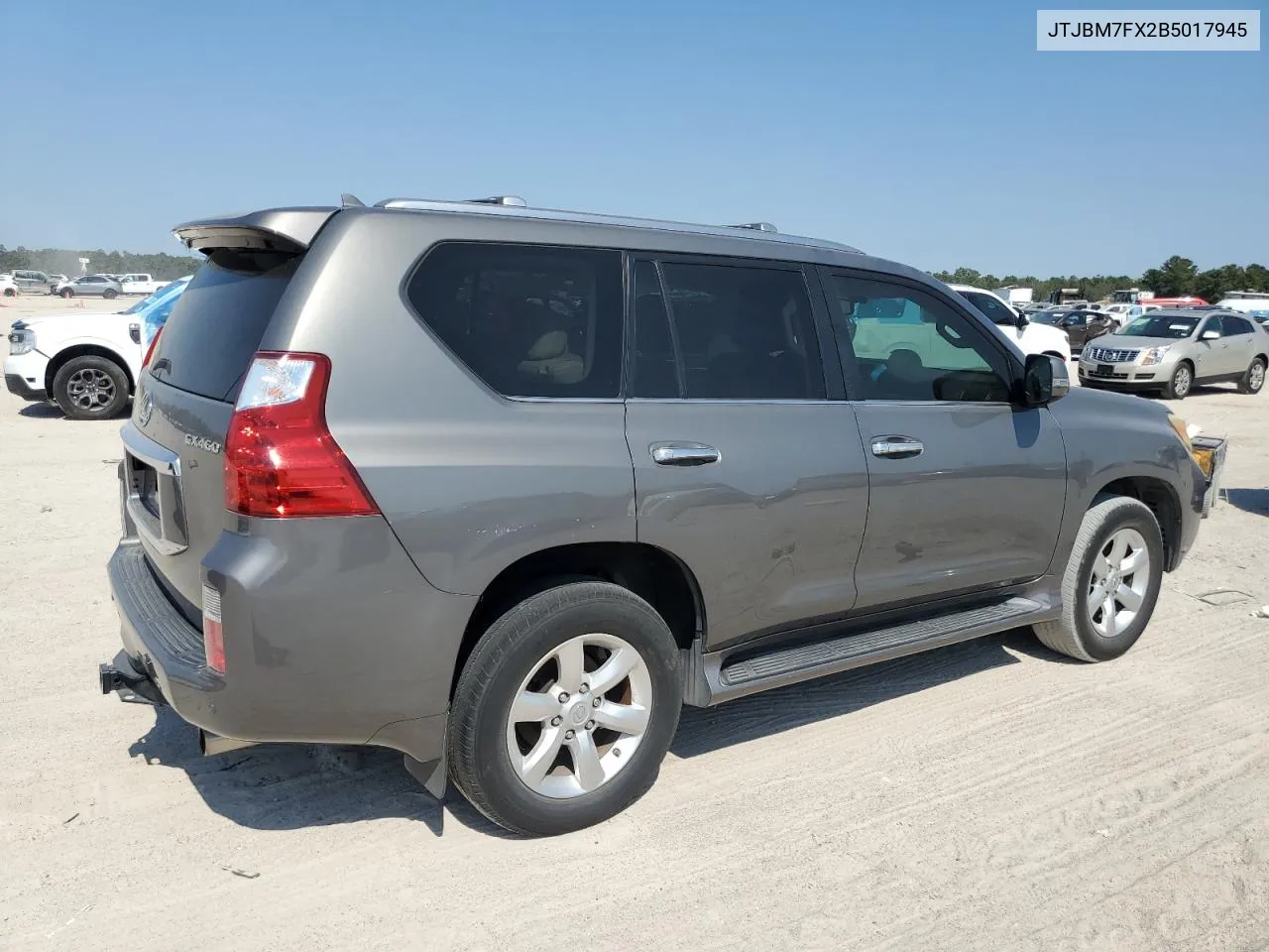 2011 Lexus Gx 460 VIN: JTJBM7FX2B5017945 Lot: 75652174